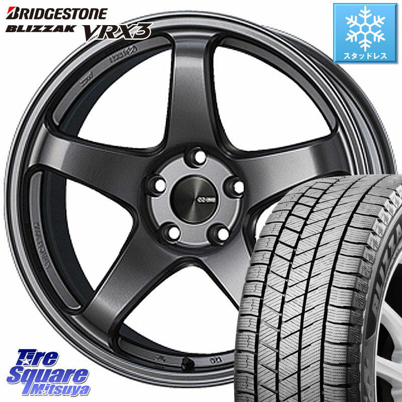 ブリヂストン ブリザック BLIZZAK VRX3 スタッドレス 215/55R17 ENKEI エンケイ PerformanceLine PF05 DS 17インチ 17 X 7.0J +45 5穴 114.3 ヴェゼル カムリ