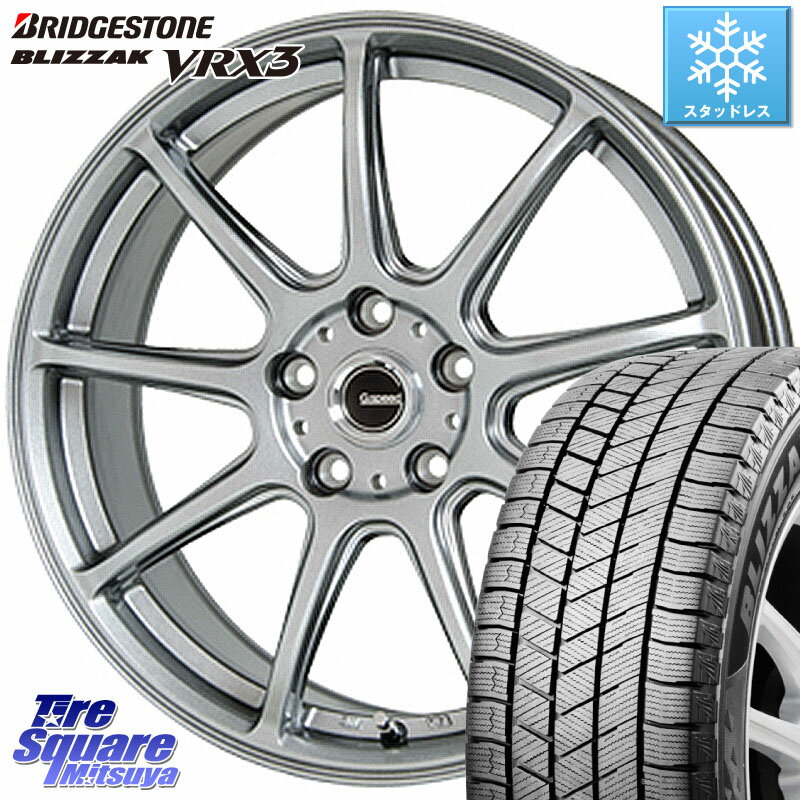 ブリヂストン ブリザック BLIZZAK VRX3 2023年製 在庫● スタッドレス 235/60R18 HotStuff G.speed G-01 G01 ホイール 18インチ 18 X 8.5J +38 5穴 114.3 デリカ D5 D:5