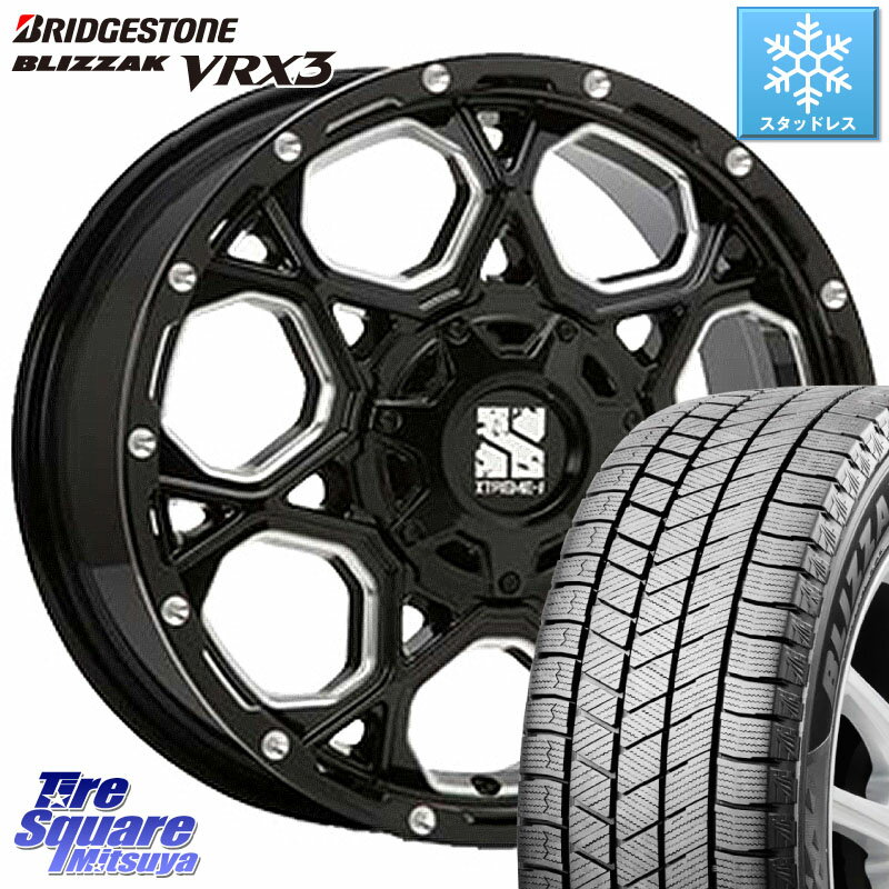 ブリヂストン ブリザック BLIZZAK VRX3 スタッドレス 225/50R17 MLJ XJ06 XTREME-J エクストリームJ ホイール 17インチ 17 X 7.5J +35 5穴 114.3 RX-8