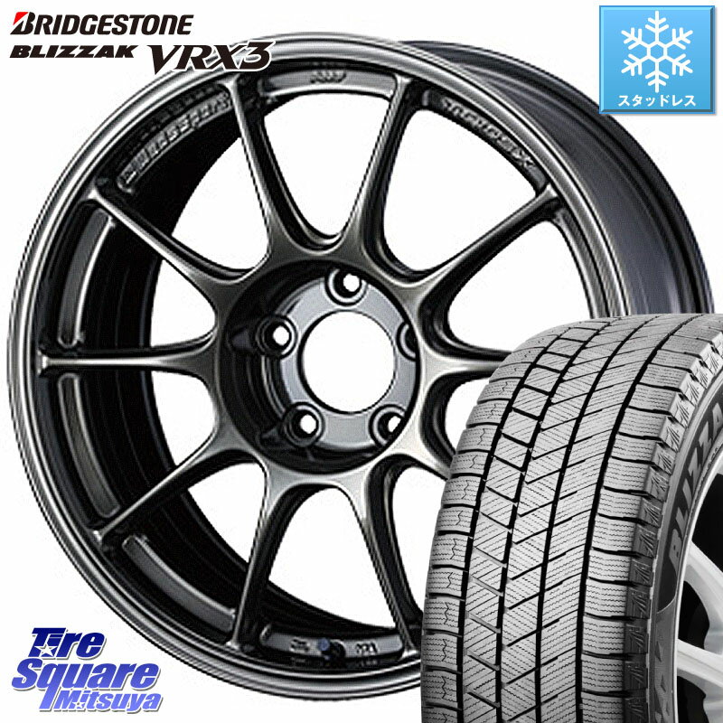 ブリヂストン ブリザック BLIZZAK VRX3 スタッドレス 215/55R17 WEDS  73520 TC105X EJ ウェッズ スポーツ ホイール 17インチ 17 X 8.0J +42 5穴 114.3 カムリ