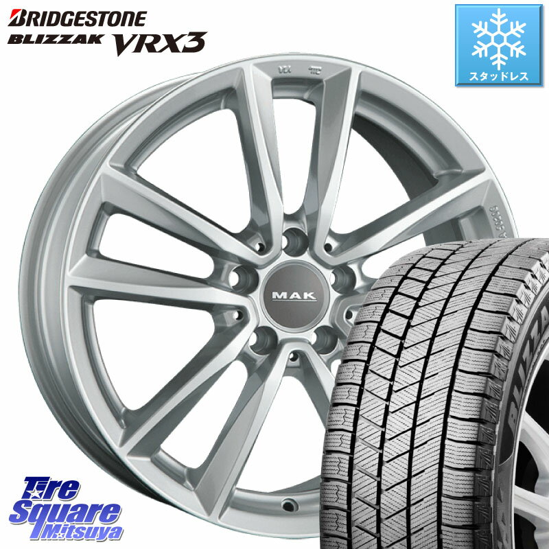 ブリヂストン ブリザック BLIZZAK VRX3 スタッドレス 205/55R16 阿部商会 MAK BREMEN ホイール 16インチ 16 X 7.0J(MB W204) +43 5穴 112 メルセデスベンツ Cクラス