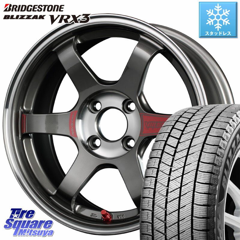 ブリヂストン ブリザック BLIZZAK VRX3 ■ 2023年製 スタッドレス 175/65R15 RAYS 【欠品次回9月末】 レイズ TE37 ボルクレーシング SONIC SL ホイール 15インチ 15 X 6.0J +41 4穴 100