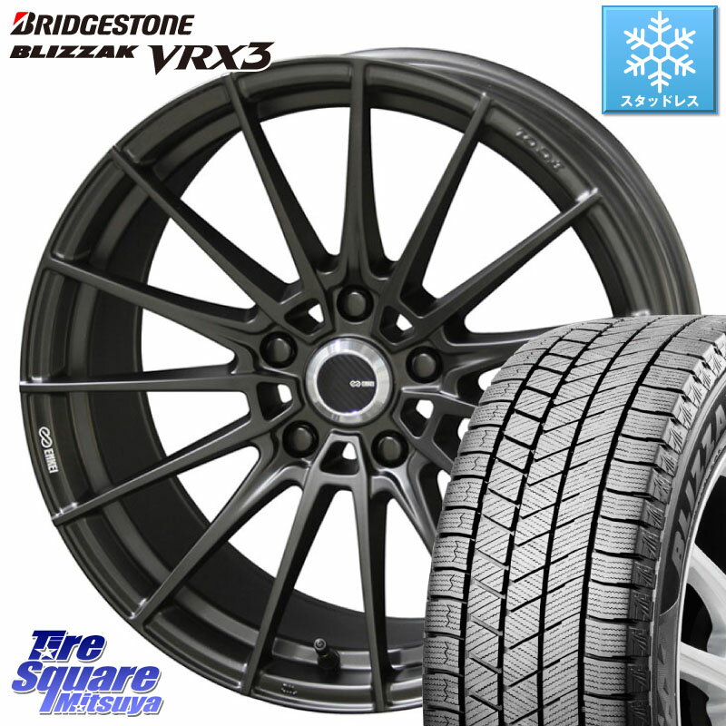 ブリヂストン ブリザック BLIZZAK VRX3 スタッドレス 235/40R19 KYOHO 【欠品次回5月末】ENKEI TUNING FC01 ホイール 4本 19インチ 19 X 8.0J +38 5穴 114.3