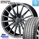 ブリヂストン ブリザック BLIZZAK VRX3 スタッドレス 235/65R18 WEDS F ZERO FZ4 FZ-4 鍛造 FORGED 18インチ 18 X 7.5J +38 5穴 114.3 RX