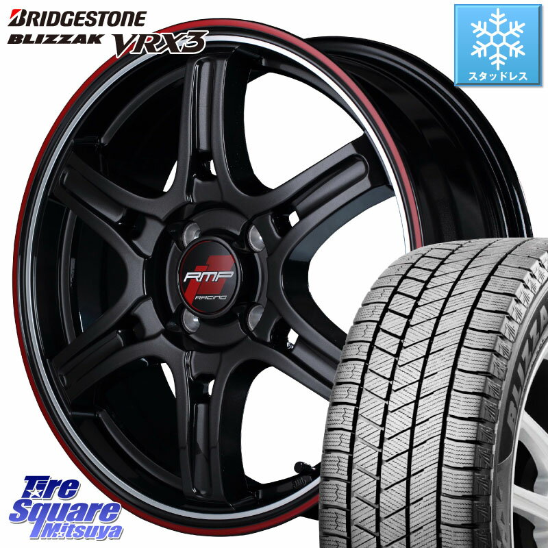 ブリヂストン ブリザック BLIZZAK VRX3 在庫● 2023年製 スタッドレス 165/60R15 MANARAY MID RMP RACING R60 15インチ 15 X 5.0J +45 4穴 100 ハスラー デリカミニ