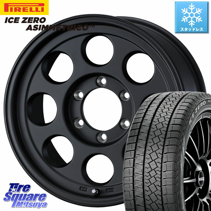 ピレリ ICE ZERO ASIMMETRICO スタッドレス 215/65R16 WEDS JIMLINE TYPE2 16インチ 16 X 6.5J +25 6穴 139.7