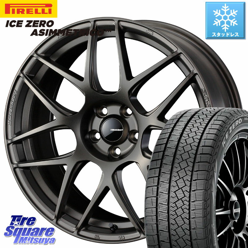 ピレリ ICE ZERO ASIMMETRICO スタッドレス 225/60R17 WEDS 74187 SA-27R ウェッズ スポーツ ホイール 17インチ 17 X 7.0J +48 5穴 114.3 ZR-V