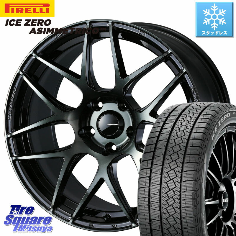 ԥ ICE ZERO ASIMMETRICO åɥ쥹 245/40R18 WEDS 74179 SA-27R å ݡ WBC ۥ 18 18 X 9.5J(EVO10 CZ4A) +38 5 114.3 󥨥10ѡб