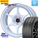 ピレリ ICE ZERO ASIMMETRICO スタッドレス ミツヤ 235/55R18 ENKEI エンケイ PerformanceLine PF06 ホイール 18インチ 18 X 8.0J +45 5穴 114.3 T32エクストレイル CX-5 CX-8