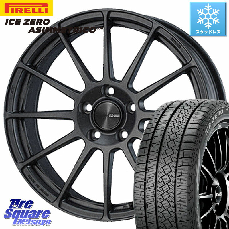 ピレリ ICE ZERO ASIMMETRICO スタッドレス 175/65R15 ENKEI エンケイ PerformanceLine PF03 (MD) ホイール 15 X 6.0J +38 4穴 100