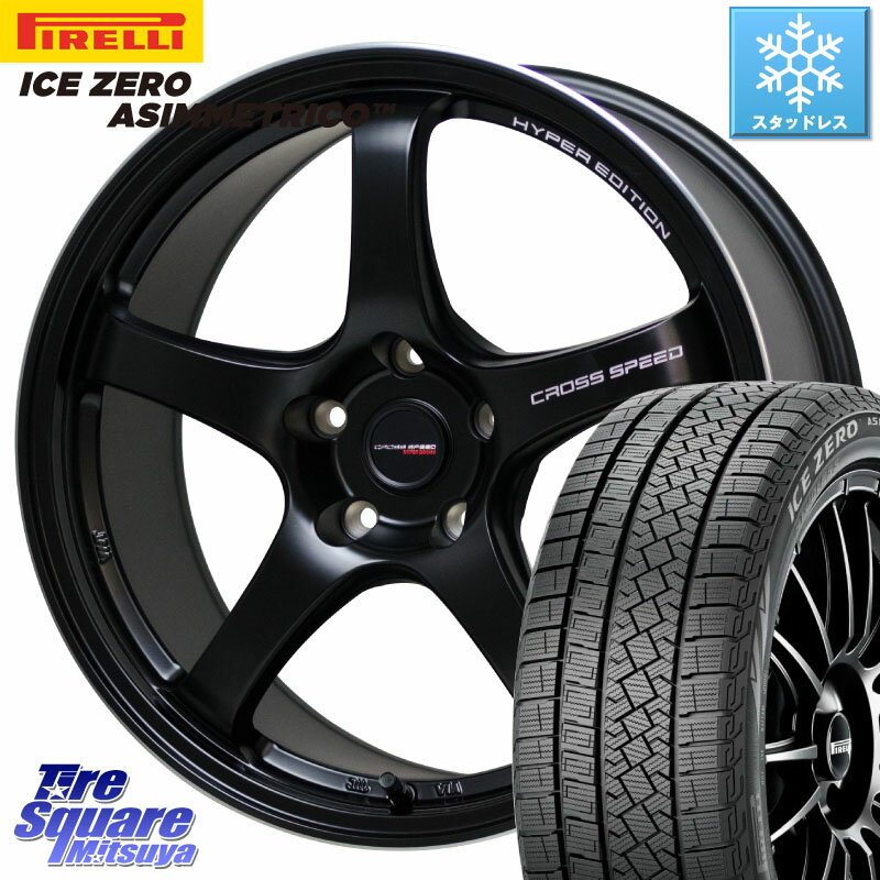 ԥ ICE ZERO ASIMMETRICO åɥ쥹 225/65R17 HotStuff ԡ CR5 CR-5  BK ۥ 17 17 X 7.5J +50 5 114.3 ȥХå