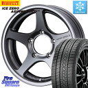 ピレリ ICE ZERO ASIMMETRICO スタッドレス 215/65R16 WEDS Adventure HASE SPEC2 (GM) ジムニー ホイール 16インチ 16 X 5.5J +22 5穴 139.7 ジムニー