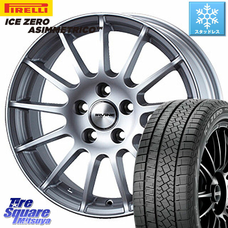 ピレリ ICE ZERO ASIMMETRICO スタッドレス 235/65R18 WEDS IR88030R/6 ウェッズ IRVINE F01 ホイール 18インチ 18 X 8.0J(AUDI Q7 4MC) +30 5穴 112 アウディQ7