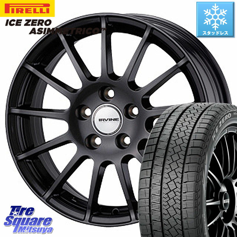 ピレリ ICE ZERO ASIMMETRICO 96H XL スタッドレス 205/60R16 WEDS IR66546RG ウェッズ IRVINE F01 ホイール 16インチ 16 X 6.5J(VW TOURAN 1TC) 46 5穴 112 フォルクスワーゲン ゴルフ トゥーラン