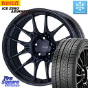 ピレリ ICE ZERO ASIMMETRICO スタッドレス 225/60R17 ENKEI エンケイ RACING GTC02 BK ホイール 17インチ 17 X 7.5J +45 5穴 114.3 アルファード