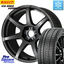 ピレリ ICE ZERO ASIMMETRICO スタッドレス 225/55R18 WORK ワーク EMOTION エモーション T7R MGM 18インチ 18 X 7.5J +53 5穴 114.3 クロストレック ZR-V