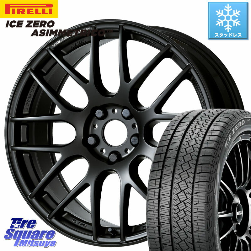 ピレリ ICE ZERO ASIMMETRICO スタッドレス 235/65R17 WORK ワーク EMOTION エモーション M8R MBL 17インチ 17 X 7.0J +53 5穴 114.3