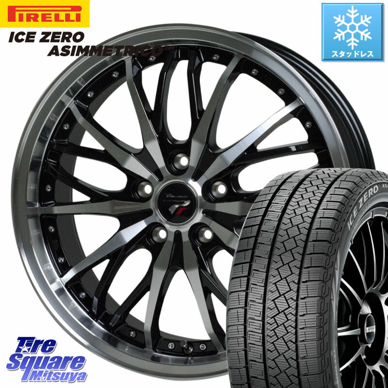 ピレリ ICE ZERO ASIMMETRICO スタッドレス 235/65R18 HotStuff Precious プレシャス HM3 HM-3 18インチ 18 X 8.0J +42 5穴 114.3 ムラーノ RX