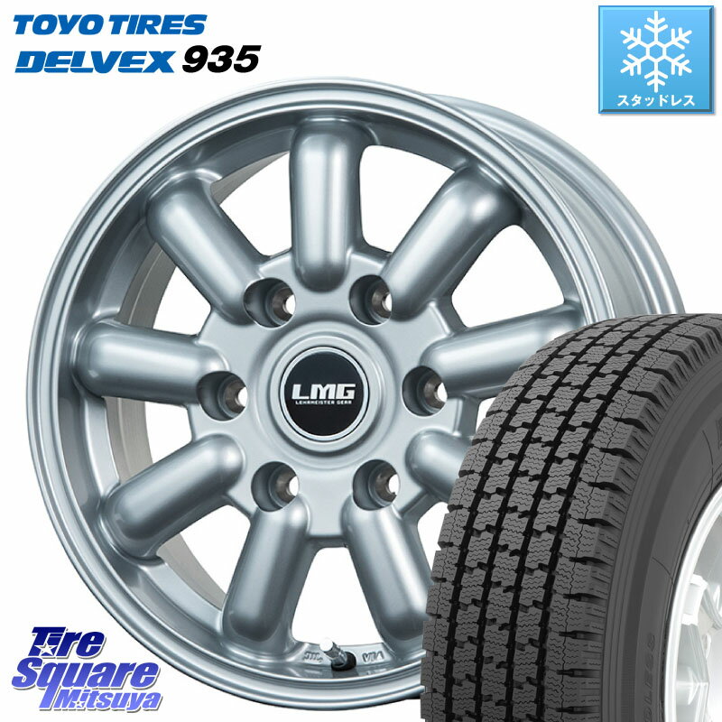 TOYO DELVEX 935 デルベックス 935 2023年製 在庫● スタッドレス 195/80R15 107*105 LEHRMEISTER レアマイスター LMG MOS-9 MOS9 15インチ 15 X 6.0J +33 6穴 139.7 ハイエース 200系