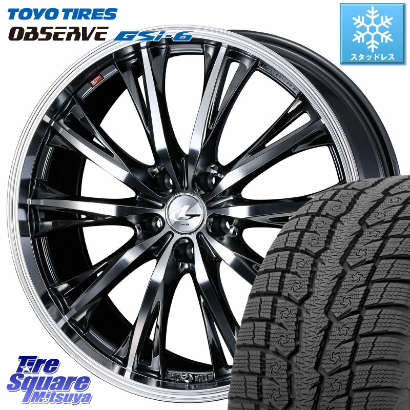 TOYO OBSERVE GSi-6 Gsi6 2023年製 スタッドレス 255/45R20 WEDS 41205 LEONIS RT ウェッズ レオニス ホイール 20インチ 20 X 8.5J +35 5穴 114.3