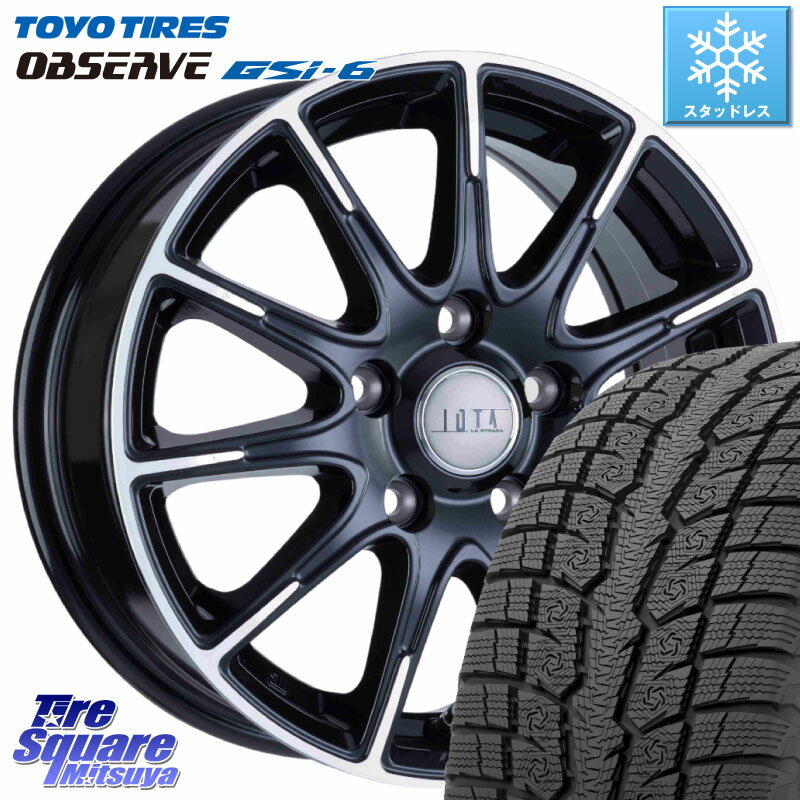 TOYO OBSERVE GSi-6 Gsi6 2023年製 スタッドレス 235/65R17 阿部商会 TIRADO IOTA イオタ ホイール 17インチ 17 X 7.0J +45 5穴 114.3