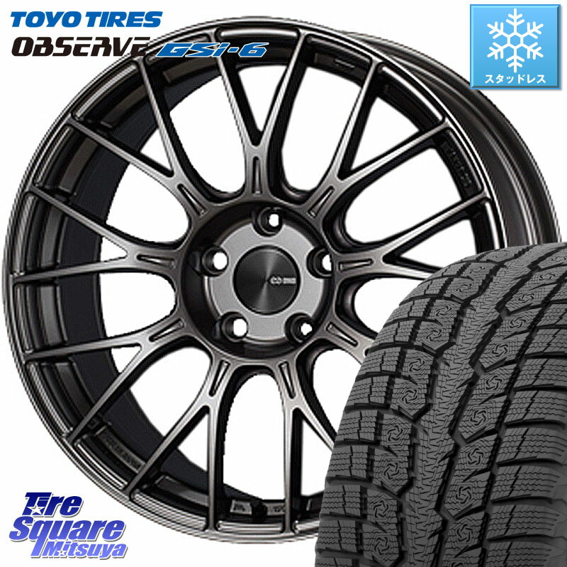 TOYO OBSERVE GSi-6 Gsi6 2023年製 スタッドレス 235/65R17 KYOHO ENKEI エンケイ PerformanceLine PFM1 17インチ 17 X 7.0J +48 5穴 114.3