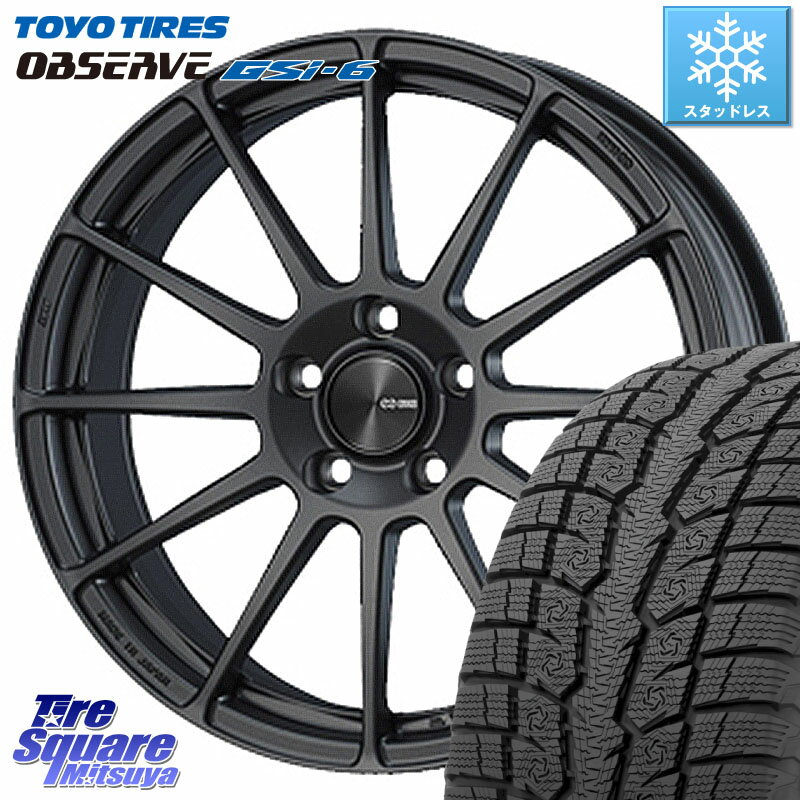 TOYO OBSERVE GSi-6 Gsi6 2023年製 スタッドレス 235/65R17 ENKEI エンケイ PerformanceLine PF03 (MD) ホイール 17 X 7.0J +48 5穴 114.3