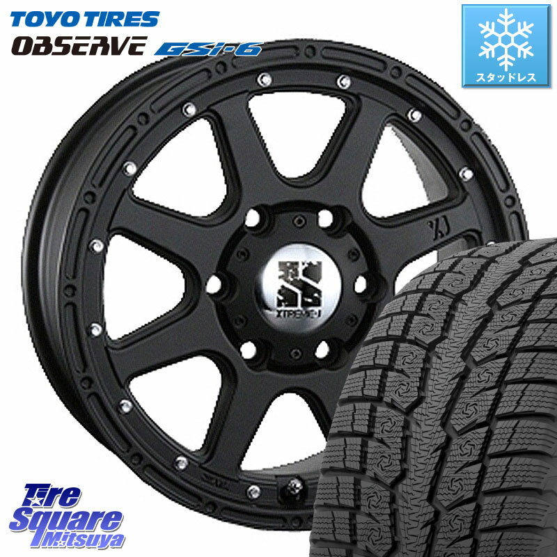 TOYO OBSERVE GSi-6 Gsi6 スタッドレス 265/70R17 MLJ XTREME-J エクストリームJ ホイール 17インチ 17 X 7.5J(US) +25 6穴 139.7