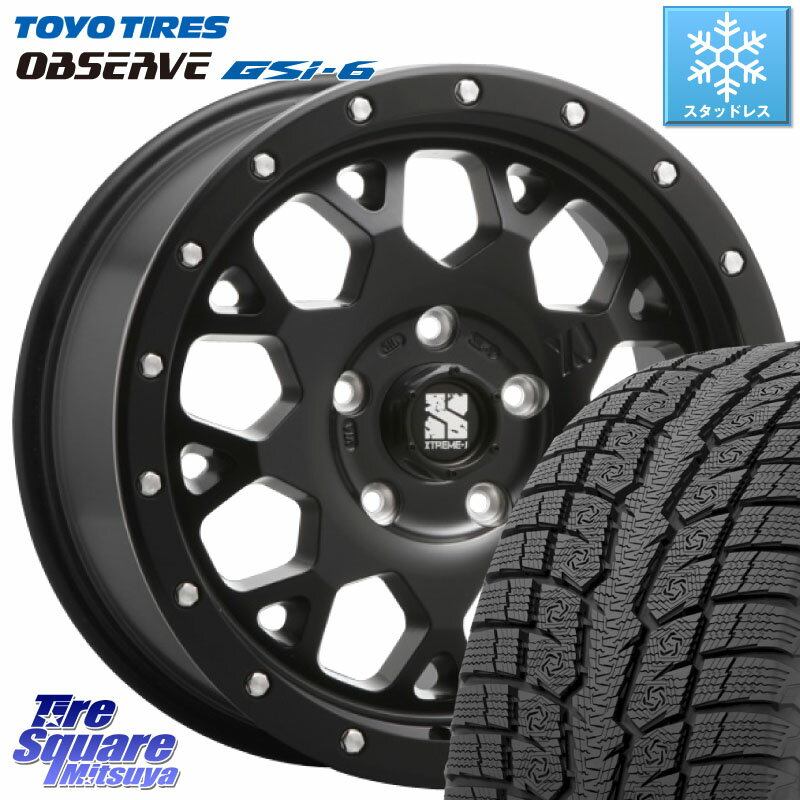 TOYO OBSERVE GSi-6 Gsi6 スタッドレス 265/70R17 MLJ XJ04 XTREME-J エクストリームJ ホイール 17インチ 17 X 7.0J +35 5穴 127 ジープ ラングラー JK JL