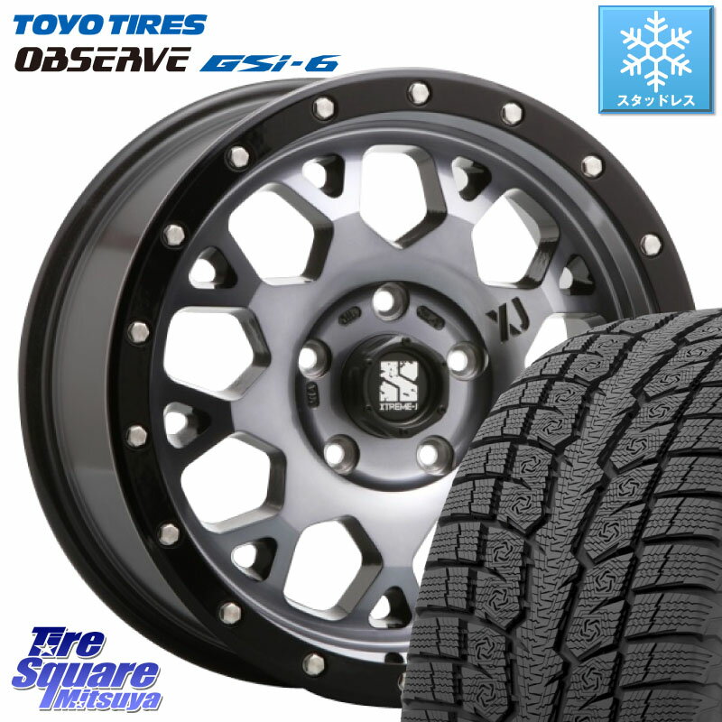 TOYO OBSERVE GSi-6 Gsi6 2023年製 スタッドレス 265/70R16 MLJ XJ04 XTREME-J エクストリームJ ホイール 16インチ 16 X 8.0J +18 6穴 139.7