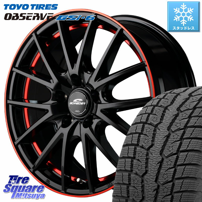 TOYO OBSERVE GSi-6 Gsi6 2023年製 スタッドレス 235/65R17 MANARAY MID SCHNEIDER シュナイダー RX27 17インチ 17 X 7.0J +48 5穴 114.3