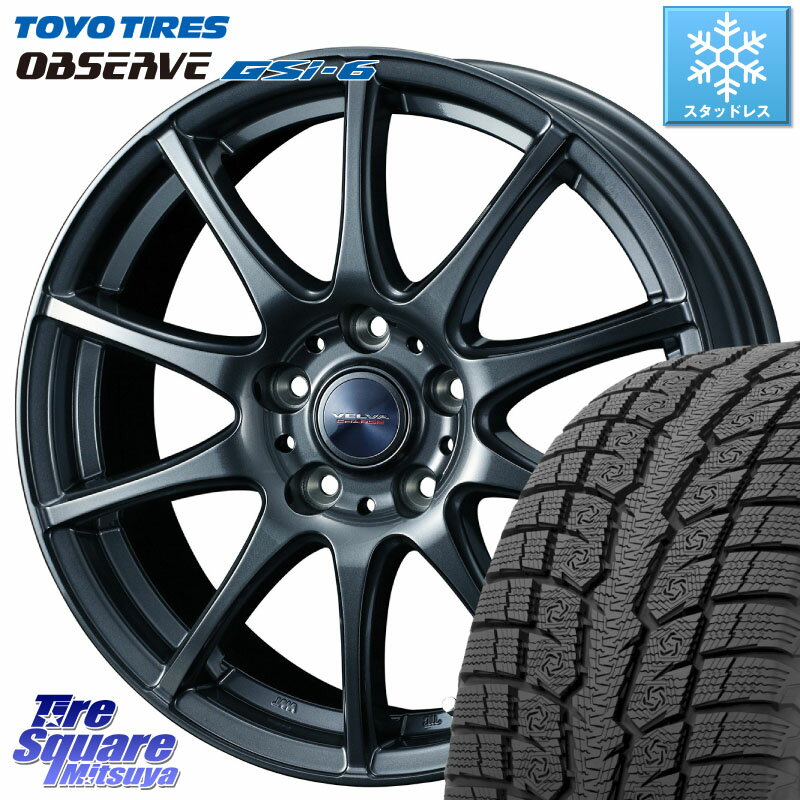 TOYO OBSERVE GSi-6 Gsi6 2023年製 スタッドレス 235/65R17 WEDS ウェッズ ヴェルヴァチャージ ホイール 17 X 7.0J +48 5穴 114.3