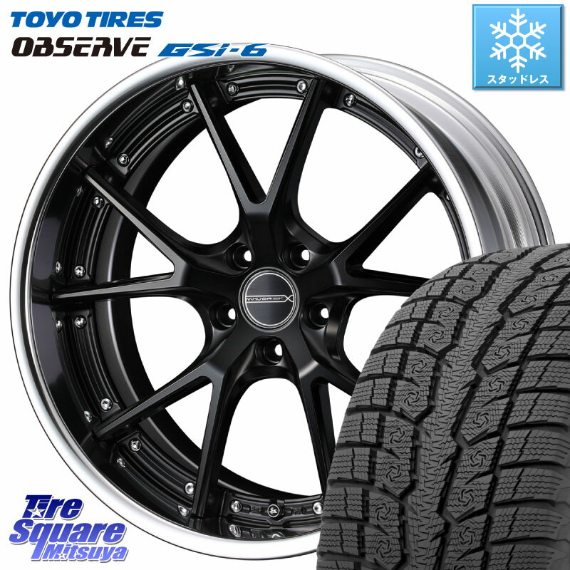 TOYO OBSERVE GSi-6 Gsi6 2023年製 スタッドレス 255/45R20 WEDS MAVERICK 905S S-LoDisk 20インチ 2ピース 20 X 8.5J +38 5穴 114.3