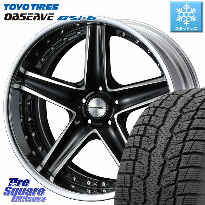 TOYO OBSERVE GSi-6 Gsi6 2023年製 スタッドレス 255/45R20 WEDS MAVERICK 1105S S-LoDisk 20インチ 2ピース 20 X 8.5J +38 5穴 114.3