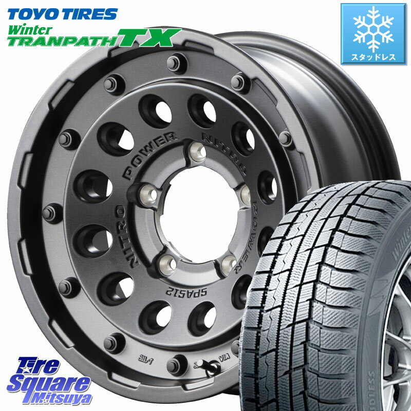 TOYO ウィンター トランパス TX 2023年製 スタッドレス 215/70R16 MANARAY 【欠品次回7月下-8月上旬予定】MID ナイトロパワー H12 SHOTGUN BB ※インセット-5 ホイール 16インチ 16 X 6.0J +0 5穴 139.7 ジムニー シエラ