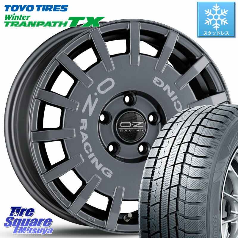 TOYO ウィンター トランパス TX 2023年製 スタッドレス 205/55R16 OZ Rally Racing ラリーレーシング GRA 専用KIT付属 16インチ 16 X 7.0J +45 5穴 114.3