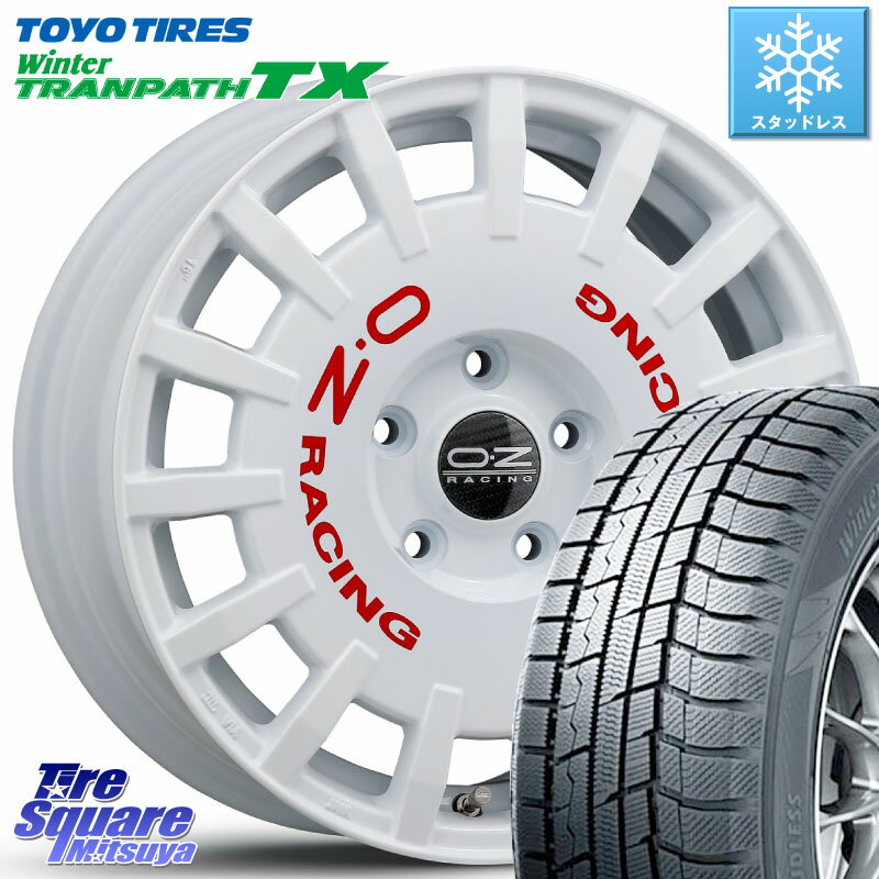 TOYO ウィンター トランパス TX 2023年製 スタッドレス 215/70R16 OZ Rally Racing ラリーレーシング 専用KIT付属 16インチ 16 X 7.0J +45 5穴 114.3