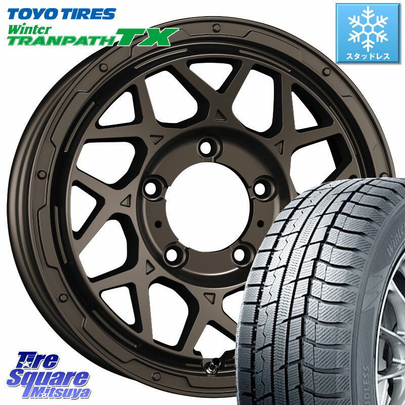 TOYO ウィンター トランパス TX 2023年製 スタッドレス 215/65R16 WEDS LODIO DRIVE ロディオドライブ 8M MONO モノ ※インセット-5 16インチ 16 X 6.0J +0 5穴 139.7 ジムニー シエラ