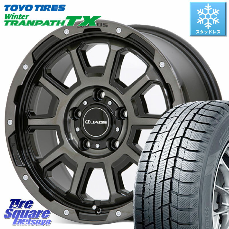 TOYO ウィンター トランパス TX 2023年製 スタッドレス 215/70R16 JAOS JAOS ADAMAS BL5 ジャオス アダマス ビーエルファイブ 16インチ 16 X 7.0J +40 5穴 114.3 デリカ D5 D:5