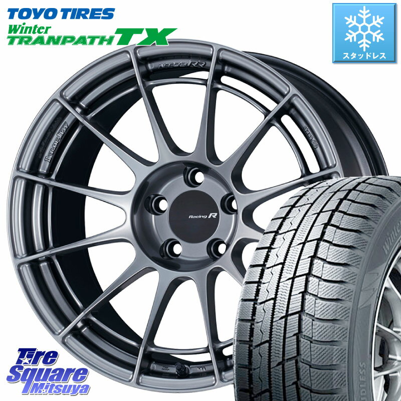 TOYO ウィンター トランパス TX 2023年製 スタッドレス 215/50R17 ENKEI エンケイ Racing Revolution NT03RR ホイール 17 X 7.0J +40 5穴 100