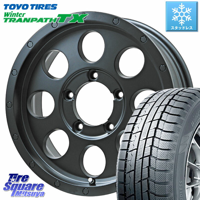 TOYO ウィンター トランパス TX 2023年製 スタッドレス 215/70R16 LEHRMEISTER レアマイスター LMG CS-8 CS8 ※インセットは-5となります 15インチ 16 X 6.0J +0 5穴 139.7 ジムニー シエラ