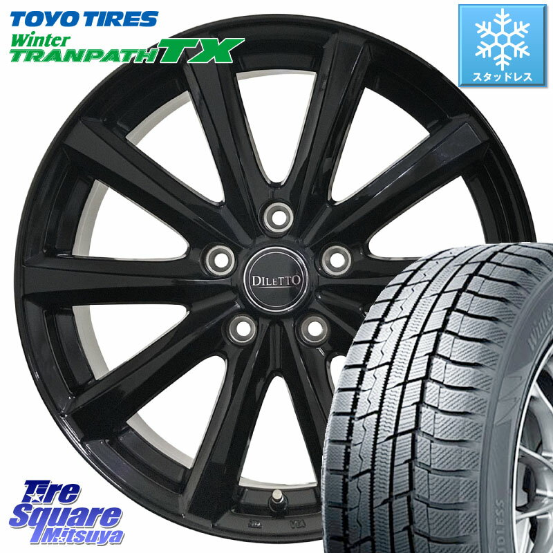 TOYO ウィンター トランパス TX スタッドレス ミツヤ 195/60R16 コスミック DILETTO M10 ディレット ホイール 16インチ 16 X 6.0J +40 5穴 100