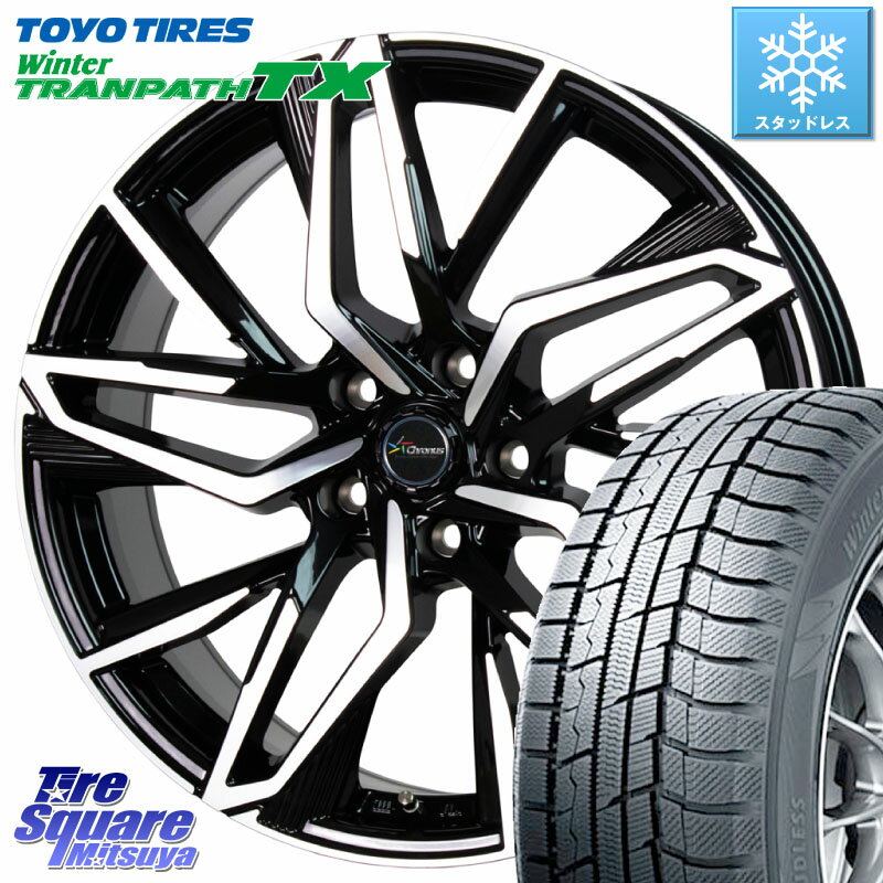 TOYO ウィンター トランパス TX スタッドレス ミツヤ 195/65R15 HotStuff Chronus CH-112 クロノス CH112 ホイール 15インチ 15 X 6.0J +43 5穴 100 210系カローラスポーツ 50系プリウス
