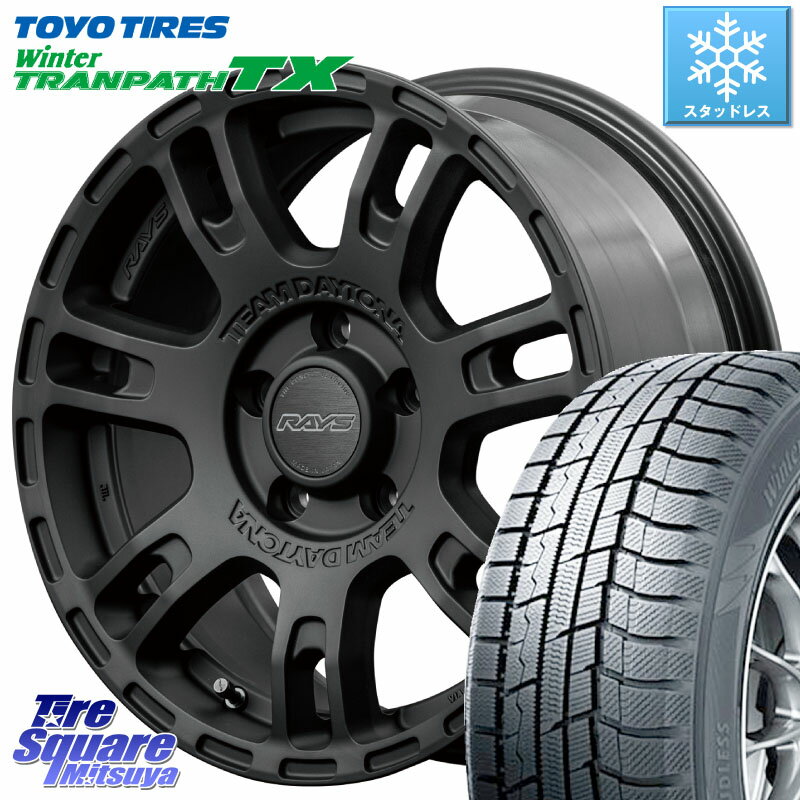 TOYO ウィンター トランパス TX 2023年製 スタッドレス 205/55R16 RAYS TEAM DAYTONA D207 チーム デイトナ ホイール 16インチ 16 X 7.0J +43 5穴 100 86 カローラスポーツ