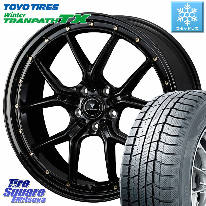 TOYO ウィンター トランパス TX 2023年製 スタッドレス 235/65R18 WEDS 41321 NOVARIS ASSETE S1 ホイール 18インチ 18 X 7.5J +38 5穴 114.3 RX