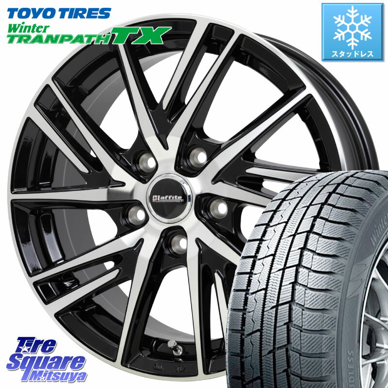 TOYO ウィンター トランパス TX 2023年製 スタッドレス 225/55R18 HotStuff ラフィット LW06-2 LW-06-2 ホイール 18インチ 18 X 7.0J +55 5穴 114.3 クロストレック ZR-V