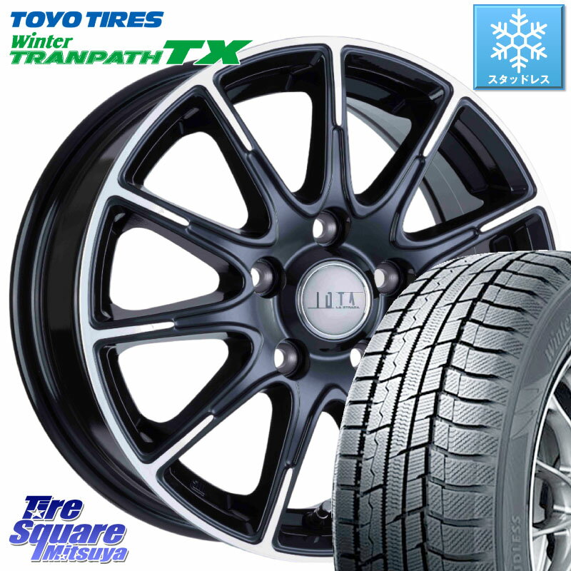 TOYO ウィンター トランパス TX 2023年製 スタッドレス 205/55R16 阿部商会 TIRADO IOTA イオタ ホイール 16インチ 16 X 6.5J +48 5穴 114.3 ステップワゴン