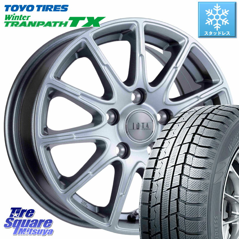 TOYO ウィンター トランパス TX 2023年製 スタッドレス 205/55R16 阿部商会 TIRADO IOTA イオタ ホイール 16インチ 16 X 6.5J +48 5穴 100 プリウス 86 インプレッサ カローラスポーツ XV