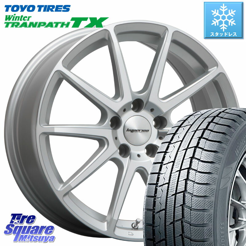 TOYO ウィンター トランパス TX 2023年製 スタッドレス 225/60R18 MLJ HYPERION CVX ハイペリオン ホイール 18インチ 18 X 8.0J +45 5穴 114.3 RAV4 エクストレイル NX CX-5