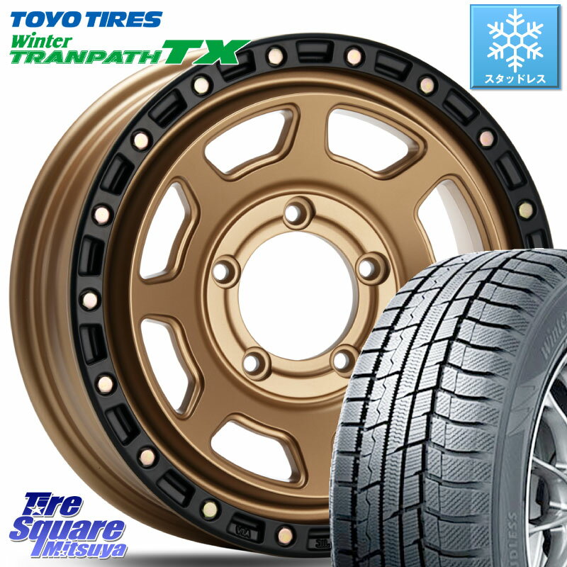 TOYO ウィンター トランパス TX 2023年製 スタッドレス 215/70R16 MLJ XJ07 XTREME-J MB JIMNY エクストリームJ ※インセット-5 ホイール 16インチ 16 X 6.0J +0 5穴 139.7 ジムニー シエラ